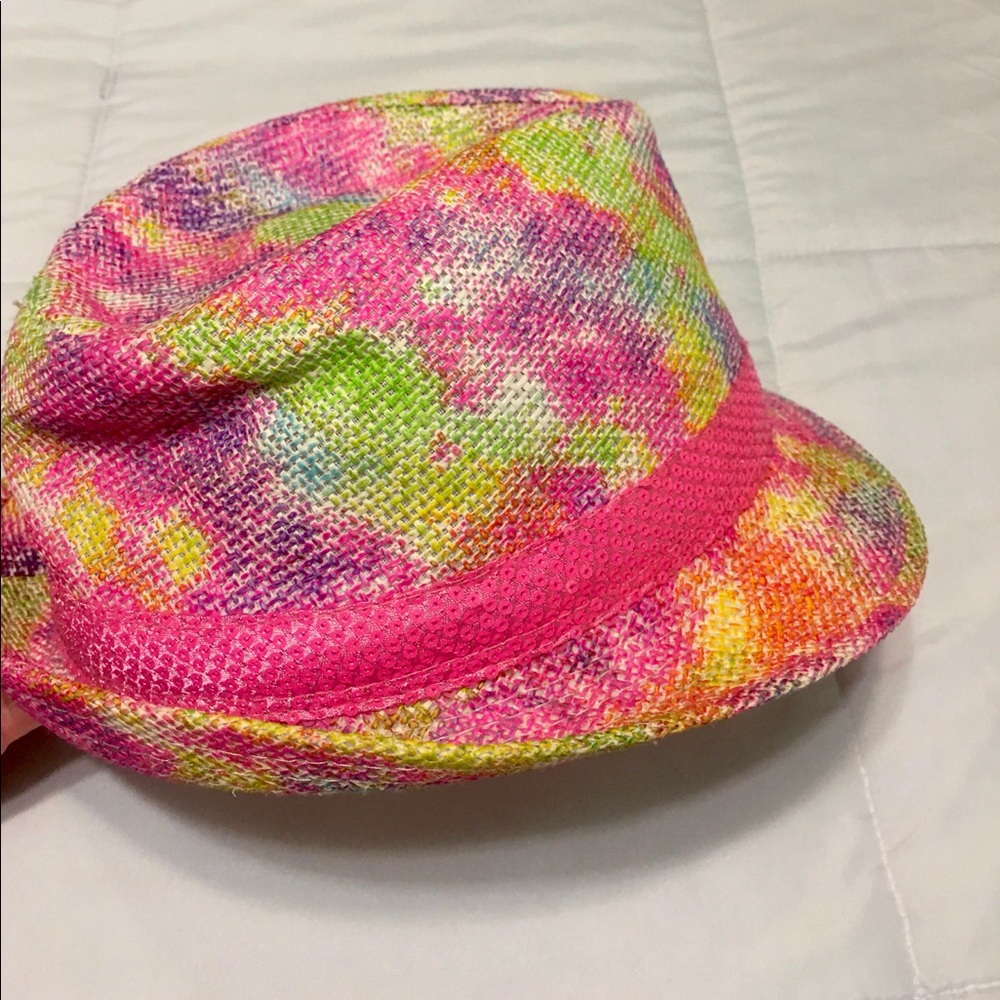 Girls Multi Colored Hat (OS) - Picture 2 of 2